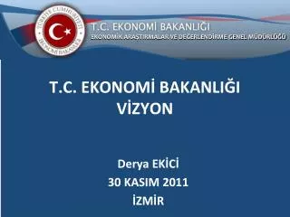t c ekonom bakanli i v zyon