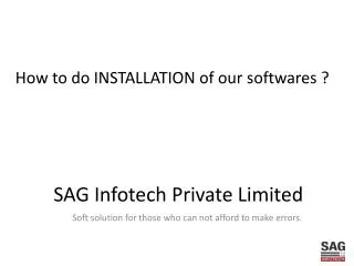 SAG Infotech Private Limited