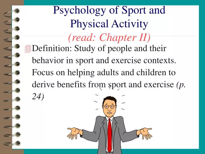 psychology of sport and physical activity read chapter ii