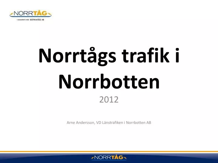 norrt gs trafik i norrbotten