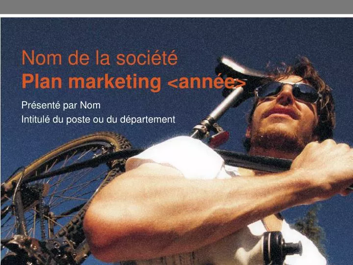 nom de la soci t plan marketing ann e