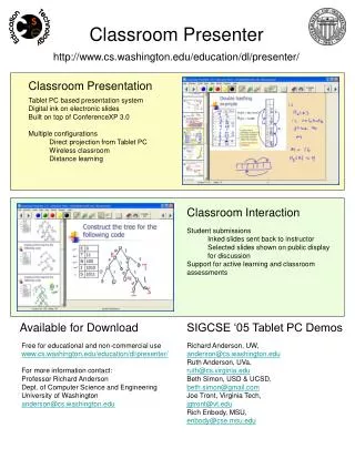 Classroom Presenter