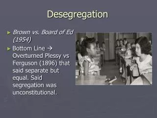 Desegregation