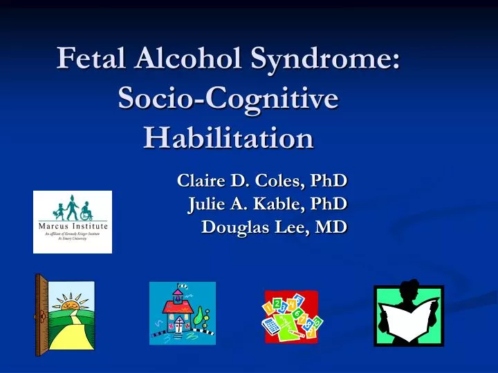 fetal alcohol syndrome socio cognitive habilitation