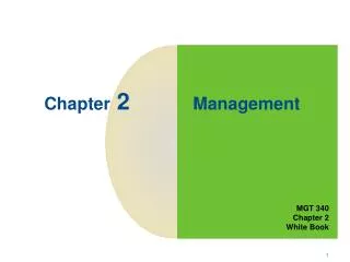 Chapter 2 Management