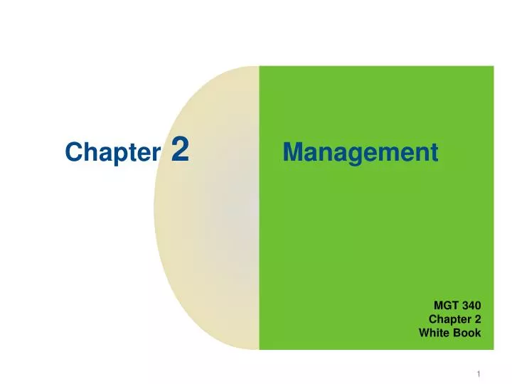 chapter 2 management