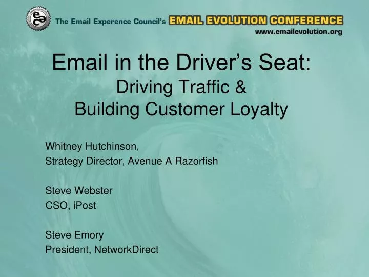 email in the driver s seat driving traffic building customer loyalty