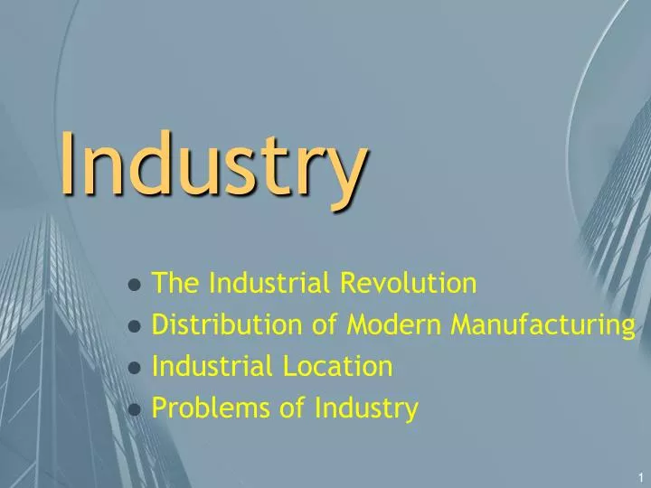 industry