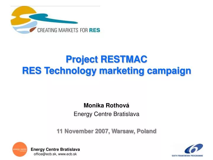 project restmac res technology marketing campaign