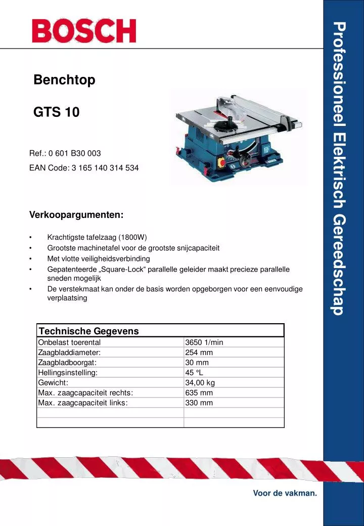 benchtop gts 10