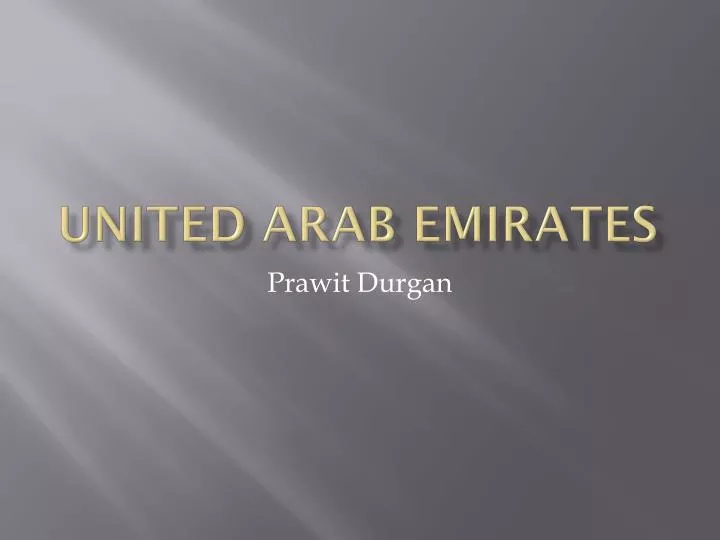 united arab emirates