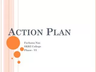 Action Plan