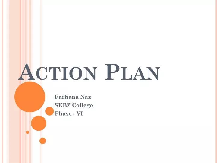 action plan