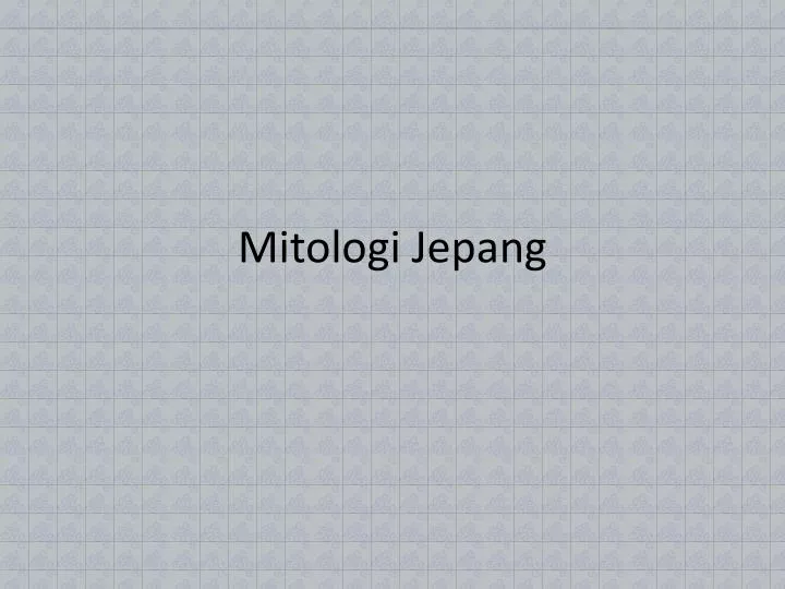 mitologi jepang