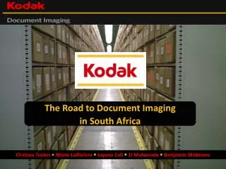 The Road to Document Imaging in South Africa