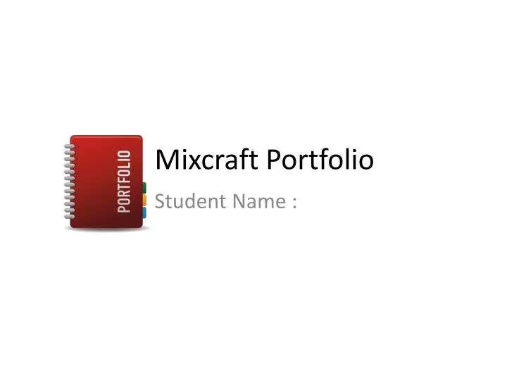 mixcraft portfolio