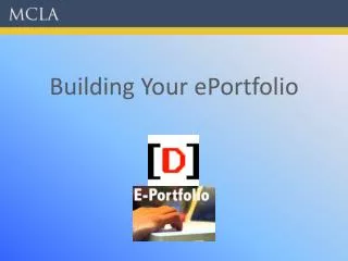 Building Your ePortfolio