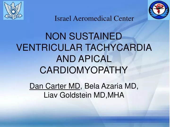 non sustained ventricular tachycardia and apical cardiomyopathy