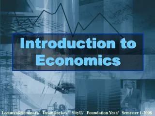 Introduction to Economics