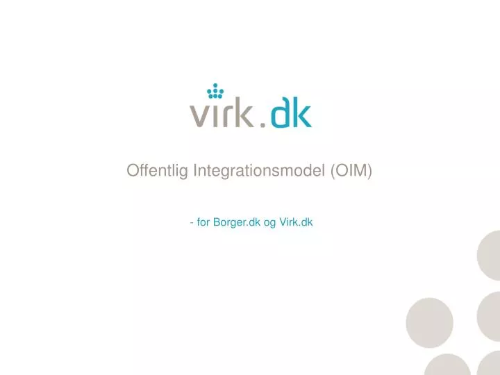 offentlig integrationsmodel oim