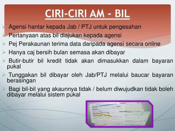 ciri ciri am bil