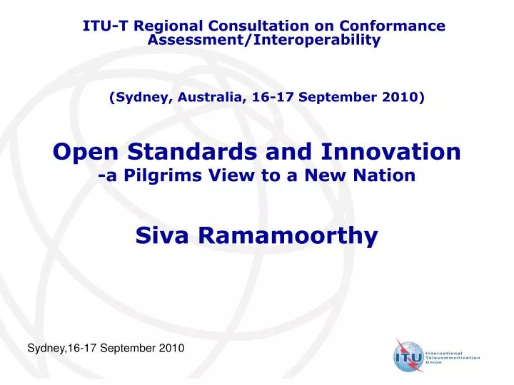 open standards and innovation a pilgrims view to a new nation