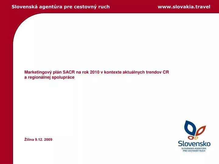 slovensk agent ra pre cestovn ruch www slovakia travel