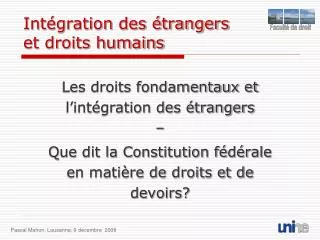 int gration des trangers et droits humains