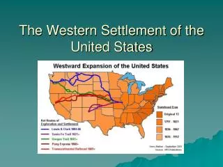 The Western Settlement of the United States