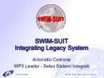 SWIM-SUIT Integrating Legacy System - slide 1