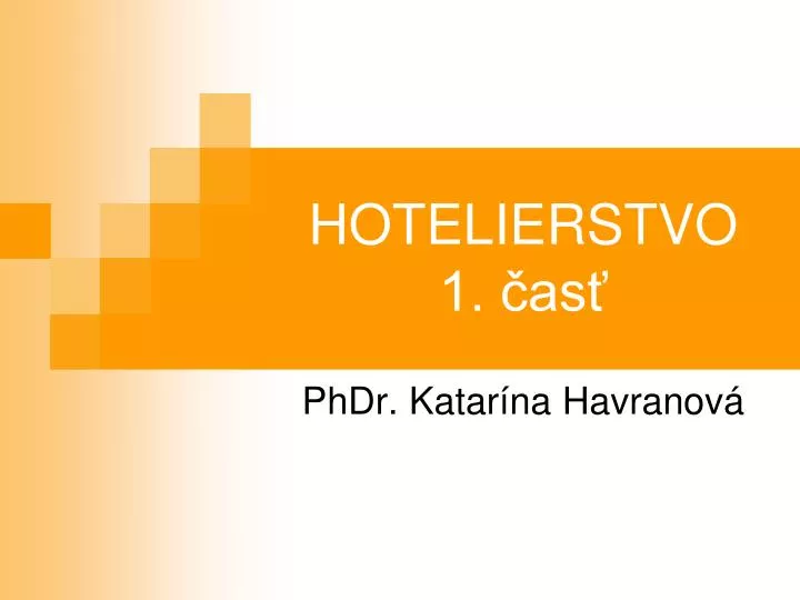 hotelierstvo 1 as