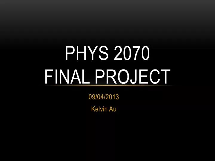 phys 2070 final project