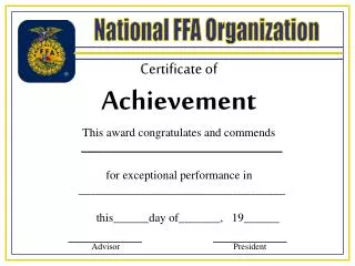 National FFA Organization