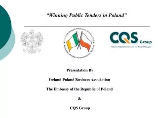 Presentation By Ireland Poland Business Association The Embassy of the Republic of Poland &amp;