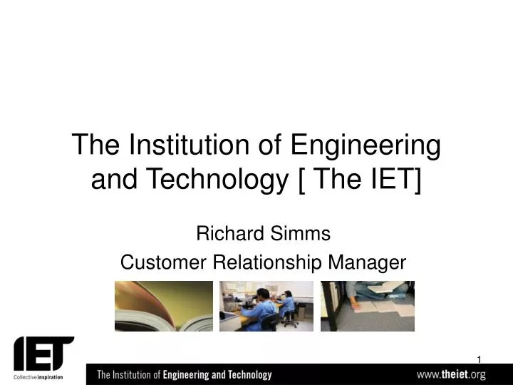 the institution of engineering and technology the iet