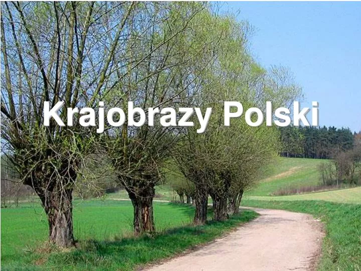 krajobrazy polski