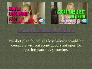 Diet For Weight Loss Women