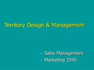 Sales Management Marketing 3345