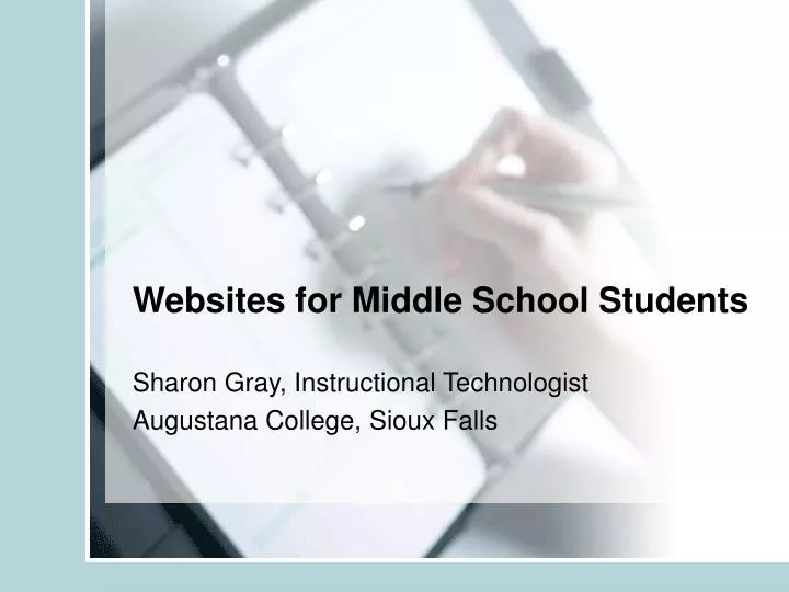 websites for middle school students