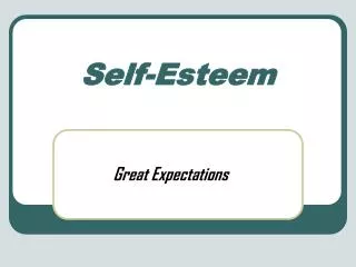 Self-Esteem