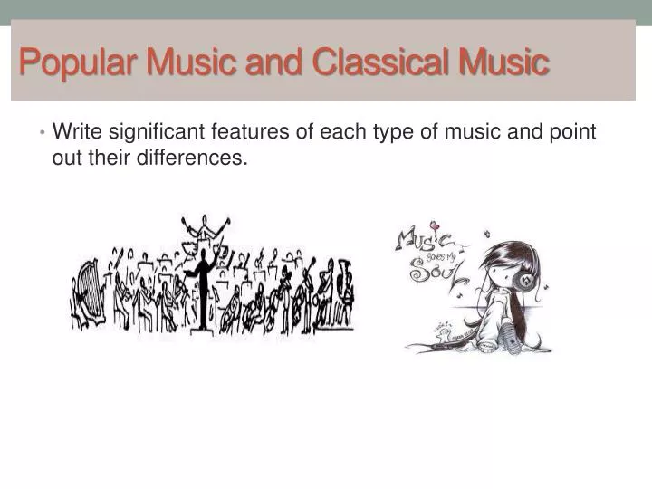 popular music and classical music