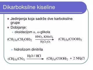 Dikarboksilne kiseline