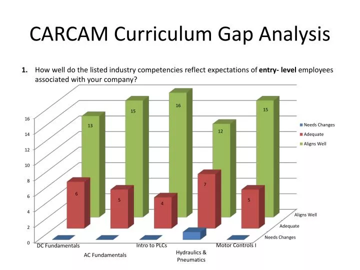carcam curriculum gap analysis