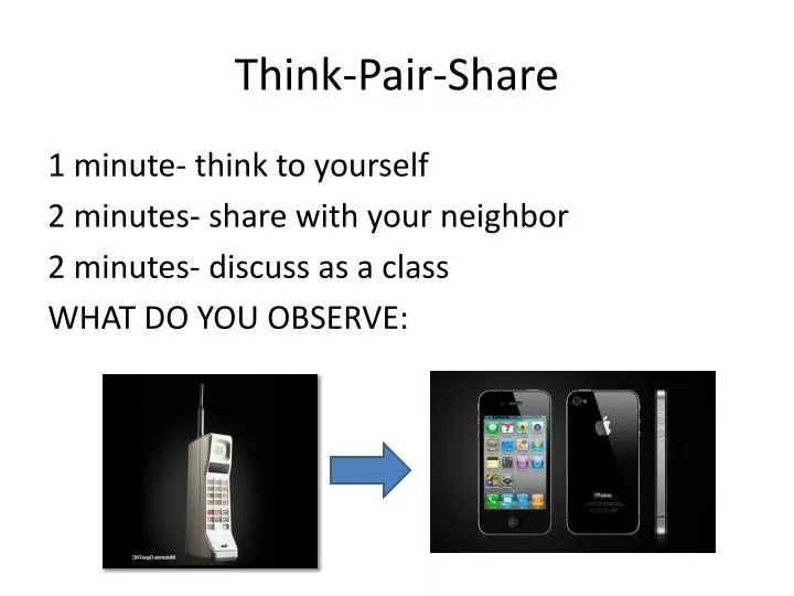 think pair share