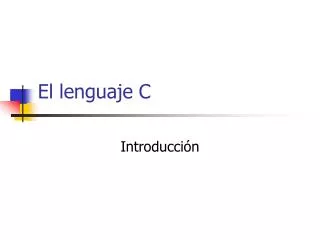 el lenguaje c