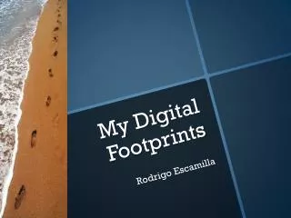 My Digital Footprints