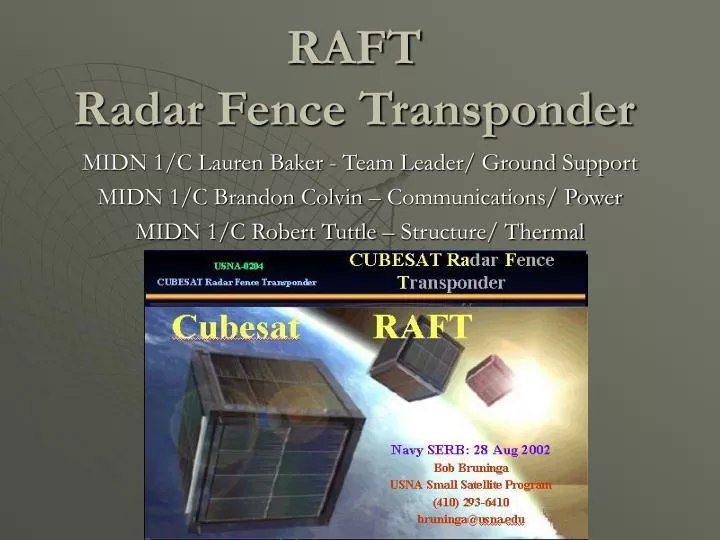 raft radar fence transponder