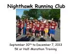 Nighthawk Running Club