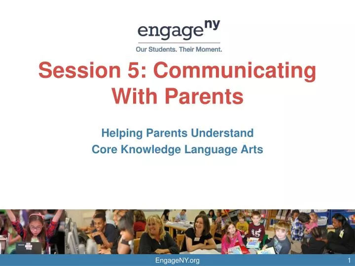 session 5 communicating with parents