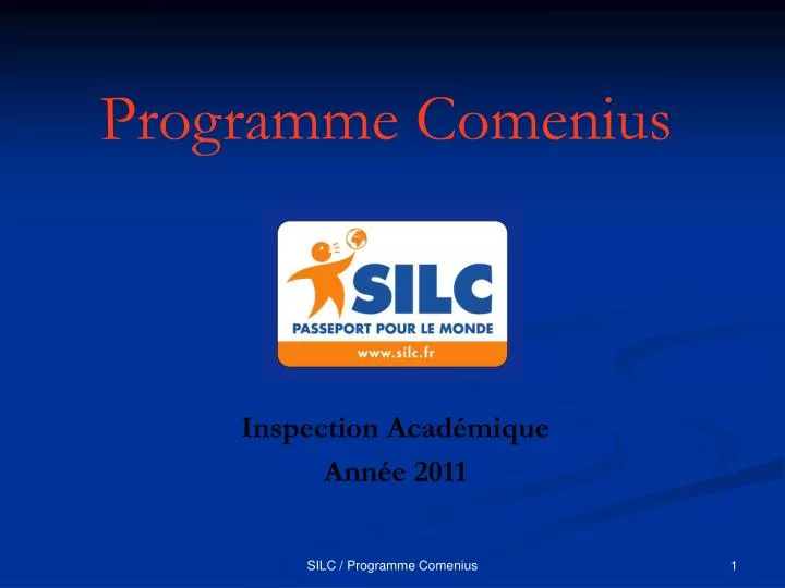 programme comenius